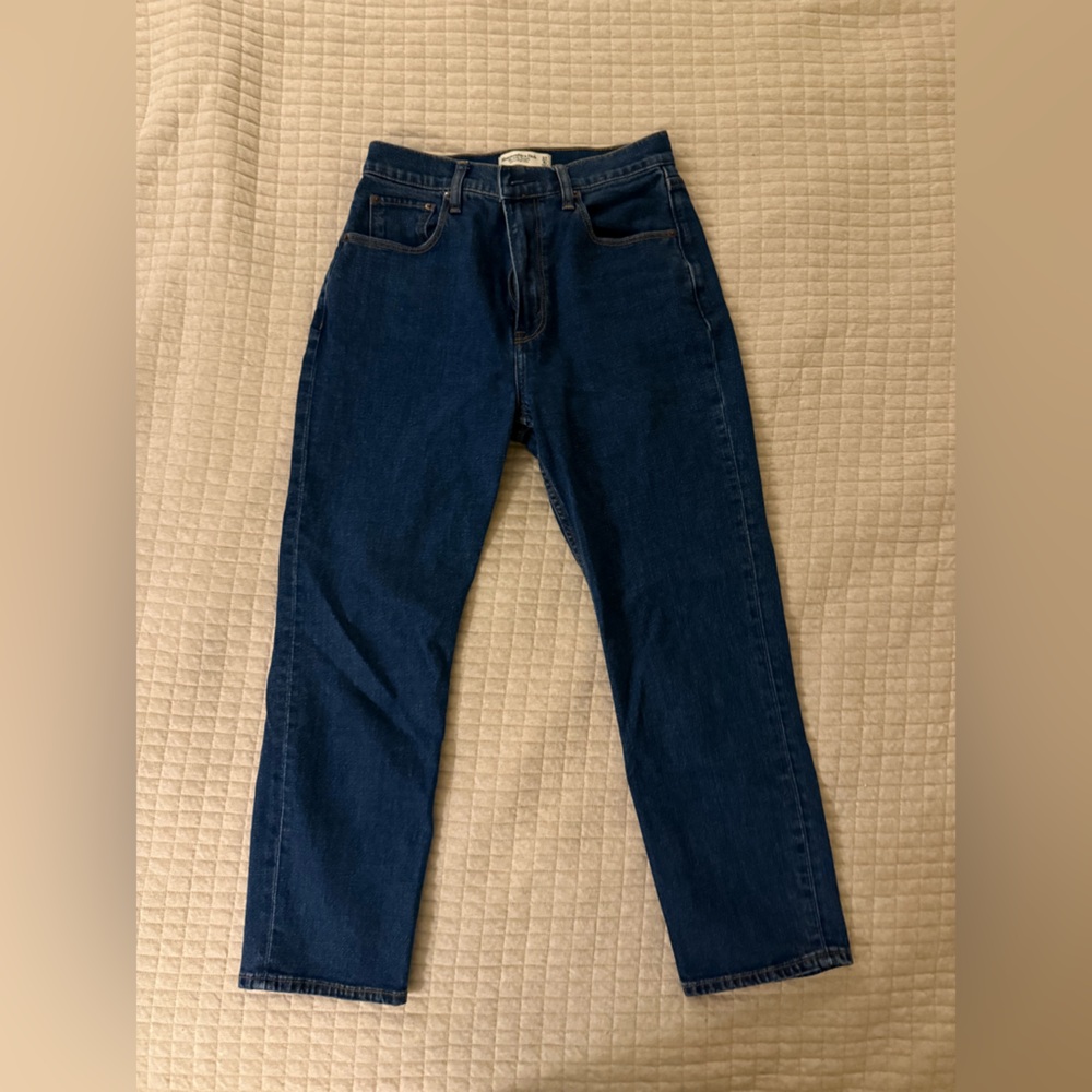 Abercrombie & Fitch Ankle Straight Ultra High Rise 4SHORT Jeans